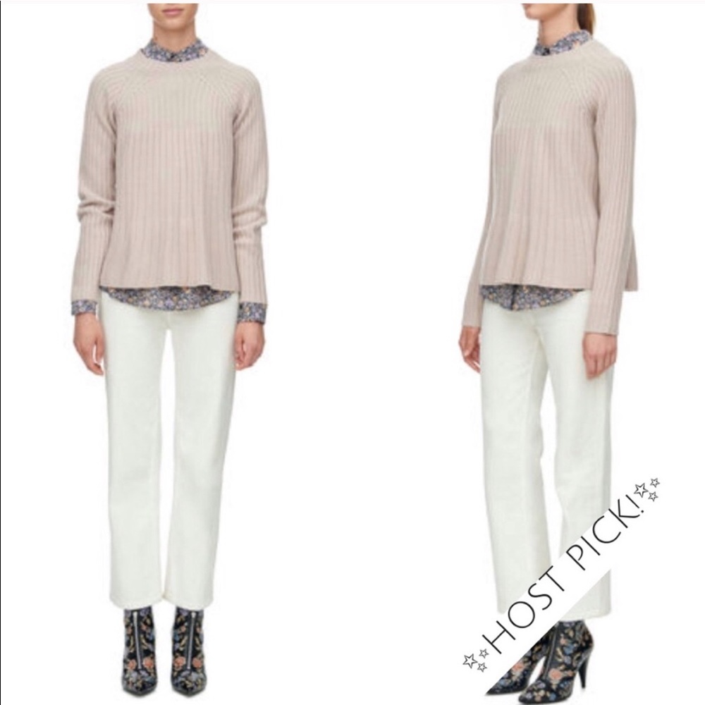 ✨HPx2!✨NWT Rebecca Taylor Pink Cashmere Sweater